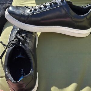 Kenneth Cole Black and White Sneakers